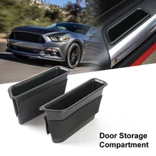 2pcs Inner Side Door Handle Storage Box Cover For Ford Mustang 2015+ Accessories
