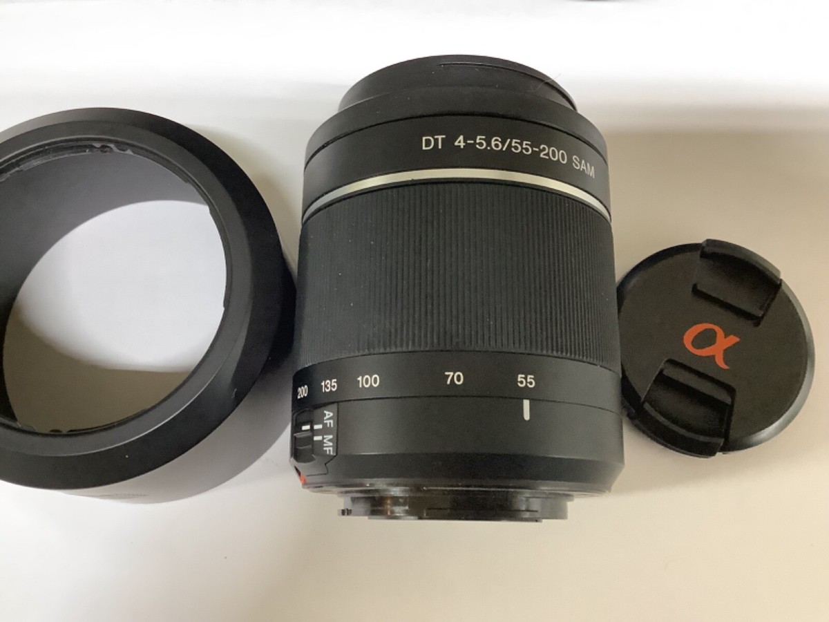 メイアップ SONY DT 55-200 mm f/4-5.6 SAM Telephoto Zoom Lens - SAL55200-2 | eBay