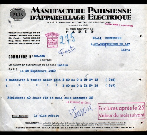 PARIS (III°) MANUFACTURE