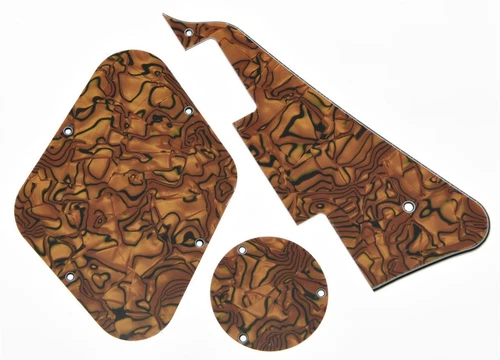 LP Pickguard Back Plate Switch Cavity Covers Fits Epiphone Les Paul Tiger Stripe