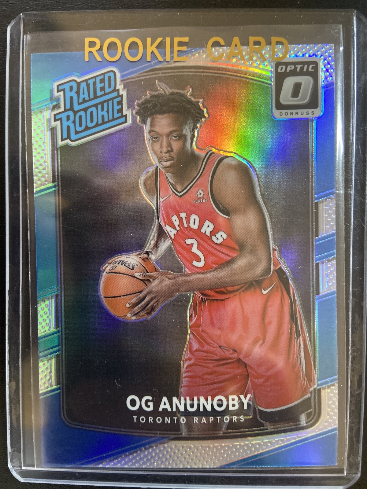 2017-18 Panini Donruss Optic OG Anunoby RC Silver Holo #178 Raptors Rookie E1