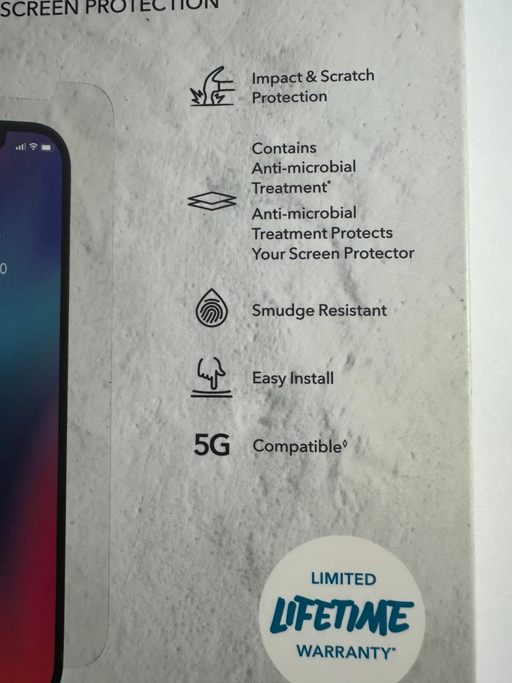 iFrogz Glass Shield Tempered Glass 5G Screen Protector fits iPhone 12 Pro Max - Image 2 of 3