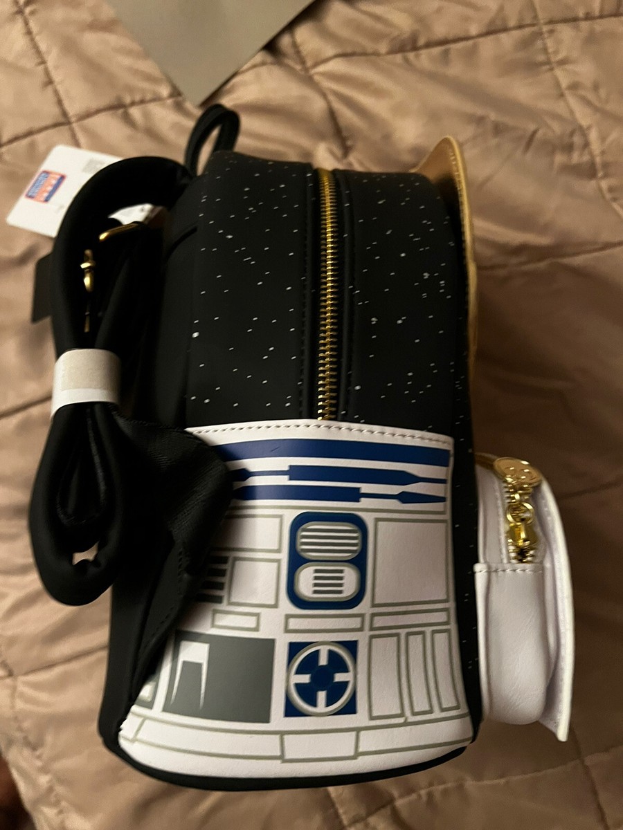 Loungefly FunKon 2021 Star Wars C-3PO and R2-D2 Mini Backpack Loungefly Star Wars C-3PO & R2-D2 Funkon 2021 Exclusive | eBay main image 4