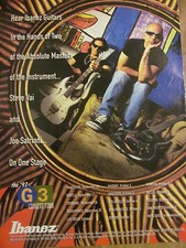 Guitares Steve Vai, Ibanez, publicité promotionnelle pleine page