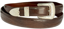 The Salinas Western Store Sterling .925 Silver Ranger Belt Buckle 42 Lucchese