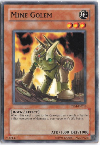 Mine Golem TLM-EN018 The Lost Millennium Common Unlimited