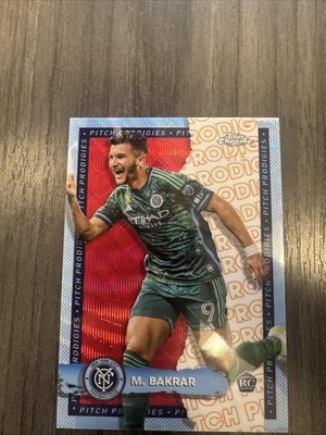 2024 Topps Chrome MLS - Pitch Prodigies Mounsef Bakrar #185 Red 2/5