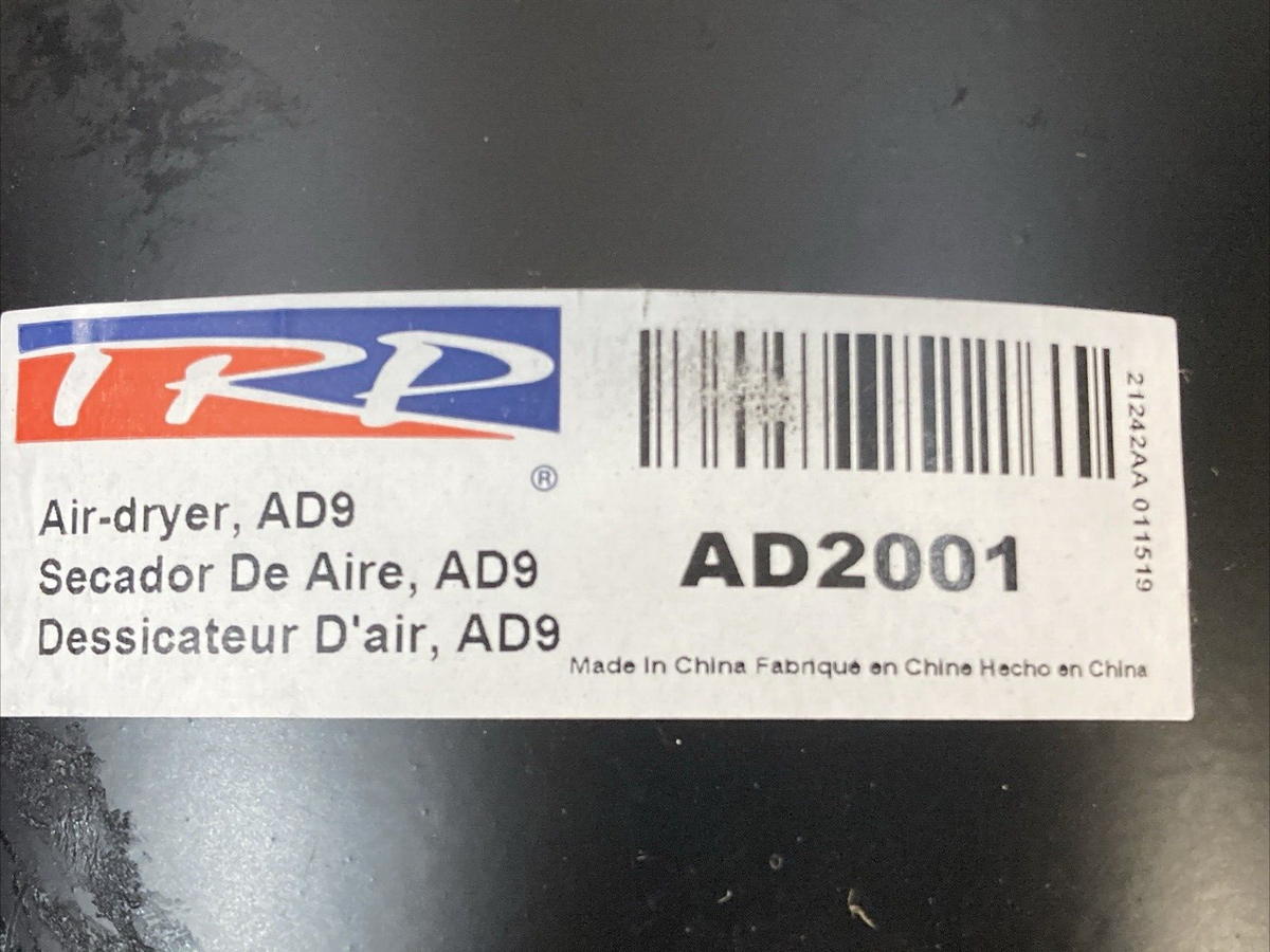 NEW TRP AD2001 AIR DRYER ASSY CROSSES TO AD9 STYLE 12V BENDIX