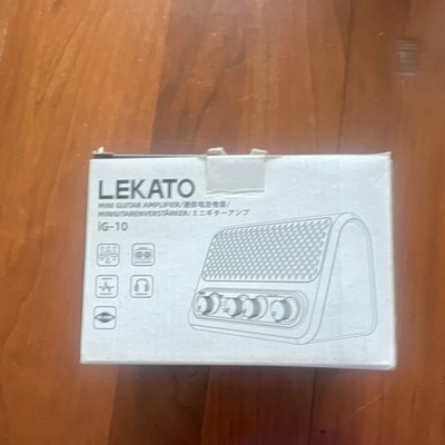 LEKATO iG-10 Mini Combo Guitar Amplifier Solid State 10W Electric Practice