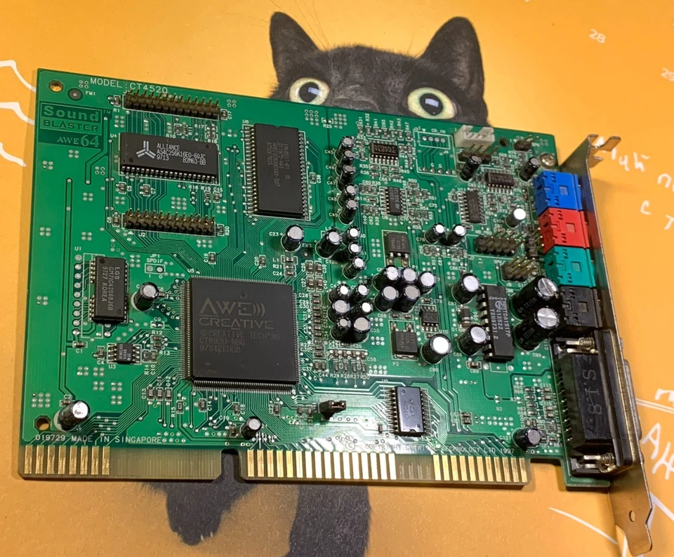 Creative Sound Blaster AWE64 ISA Soundkarte CT4520, Retro, Wavetable