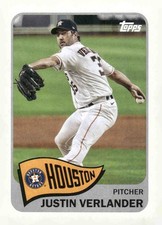 2021 Topps #T65-25 Justin Verlander 1965 Topps Redux