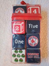 Red Sox Baseball MLB Soft Stackable Blocks Rawlings Set of Eight