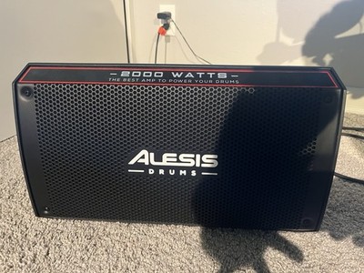 Alesis DRUMS 2000W PA Speaker Wired Powered Speaker Cabinet Black
