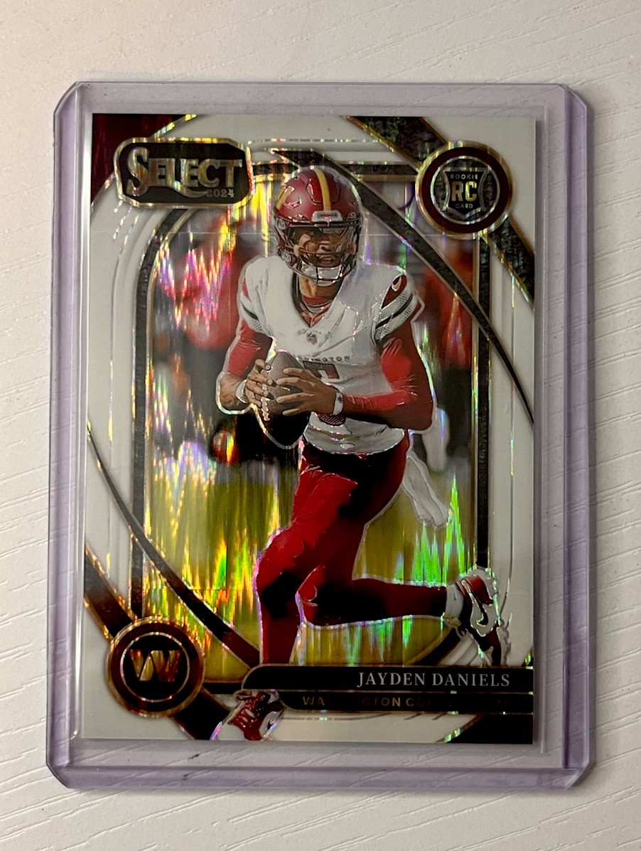 Jayden Daniels 2024 Select #217 Club Level White Shock /199 Price