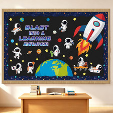 Outer Space Bulletin Board Decorations Set, 1...