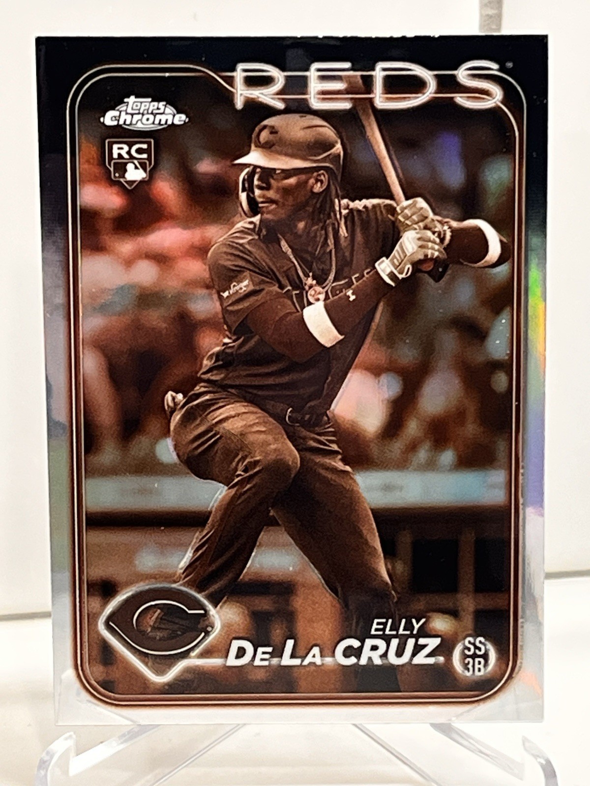 2024 Topps Chrome - Sepia Refractor #44 Elly De La Cruz (RC)