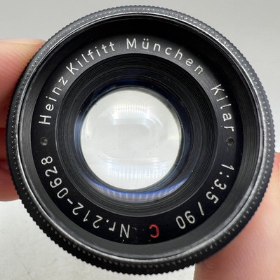 Heinz Kilfitt Munchen Kilar 90mm F3.5 C M39 39mm Screw Thread Mount Lens