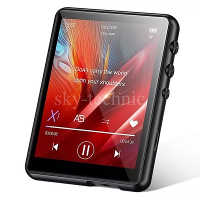 0-128GB Bluetooth MP3 Player HiFi Bass Musik Spieler mit Kamera FM Radio Alarm