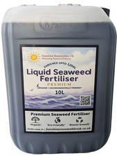 Liquid Seaweed Fertiliser 10L – Organic Concentrate for Lawns, Plants & Veg 3.20 per litre
