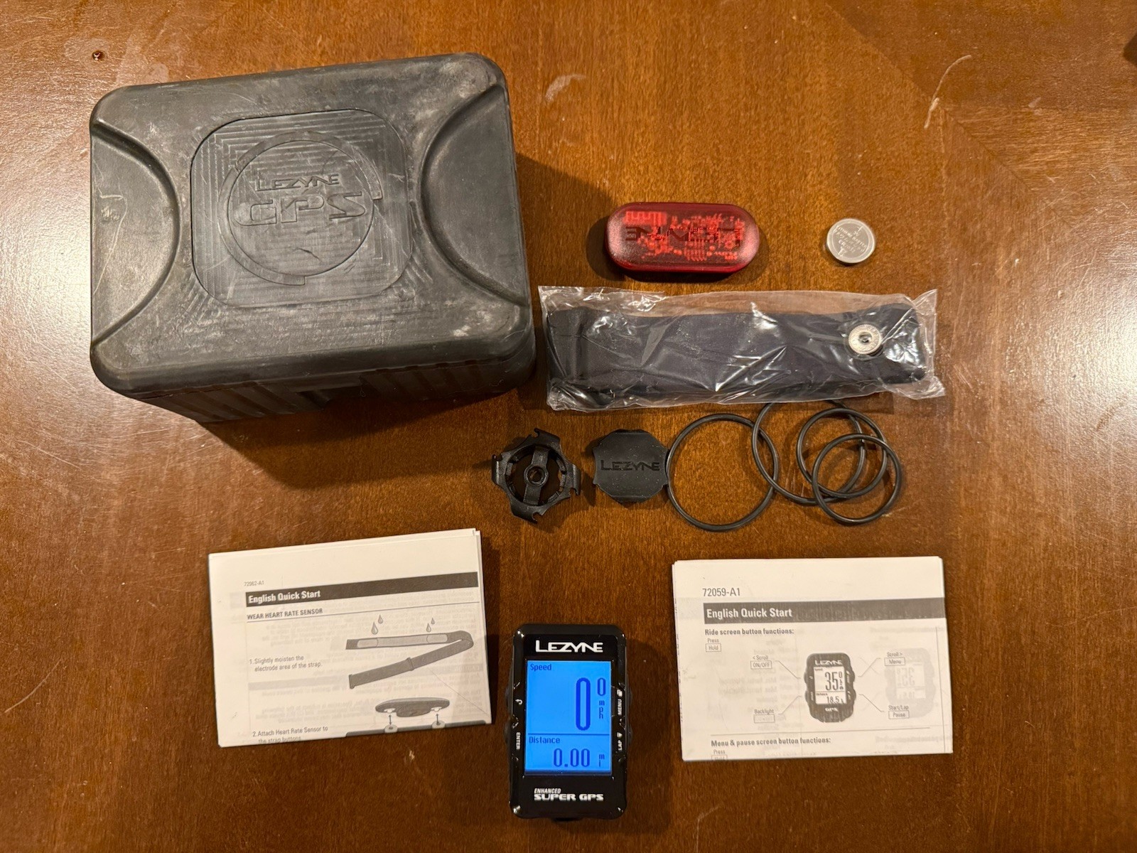 Lezyne Enhanced Super GPS Cycling Computer With Heart Rate