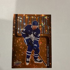Upper Deck 2025-26 Series 2 Dazzlers Orange Auston Matthews DZ-87 Maple Leafs