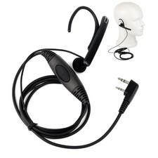 Mic PTT Headset 2Pin Zubehör Teil Für Kenwood/BAOFENG/TYT/ WOUXUN Radio