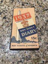 1937 Boy Scout Diary Book 