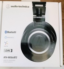 New A-T ATH-M50xBT2 Wireless Over-Ear Headphones, Black US
