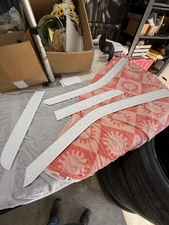 Paint Matched Oxford White Low Pro Avs Rain Guards Fitting 2015-2025 ExtCab F150