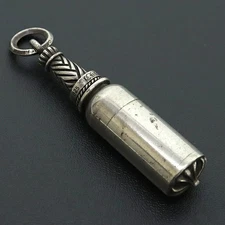 Chrome Hearts Old Large Pill Case Pendant Top Men's, used, GINZA store