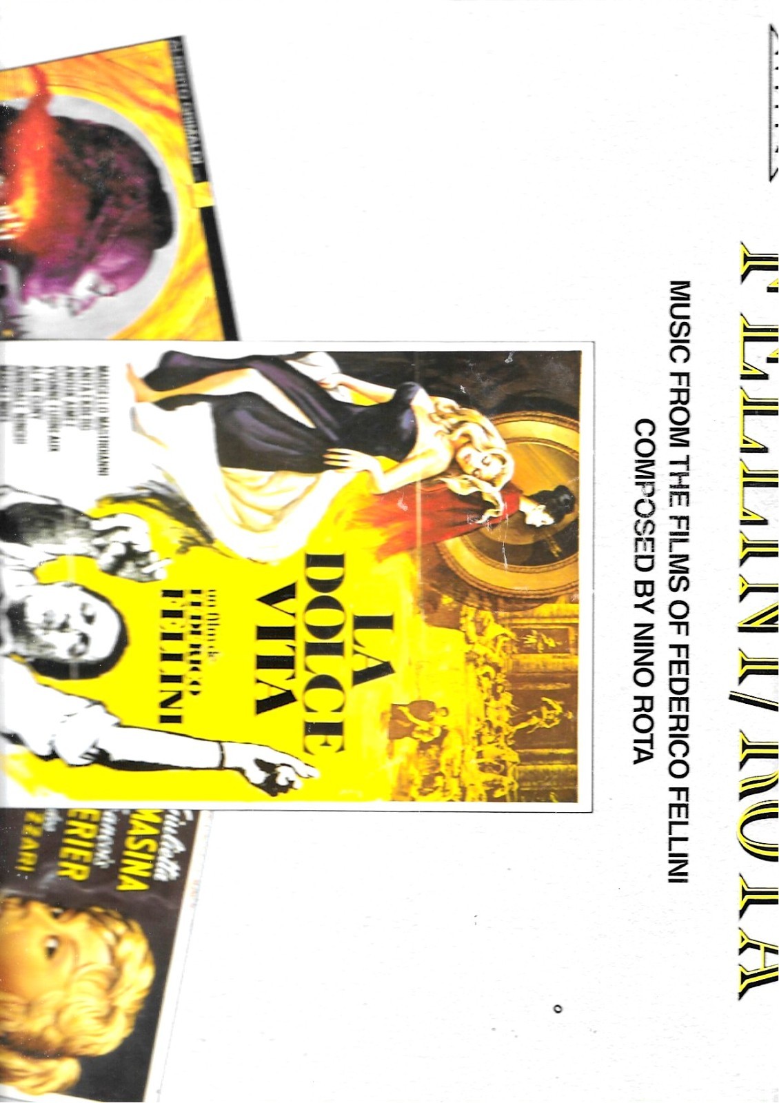 Fellini/Rota Music From The Films Of Federico Fellini 1987 UK Record EX/EX