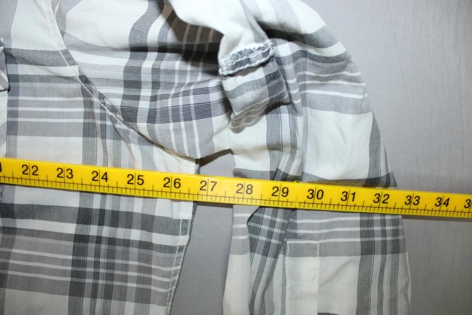 I.N.C. Botón enrollable International Concepts Pearl botón a presión vaquero talla XXL Foto 4 de 4