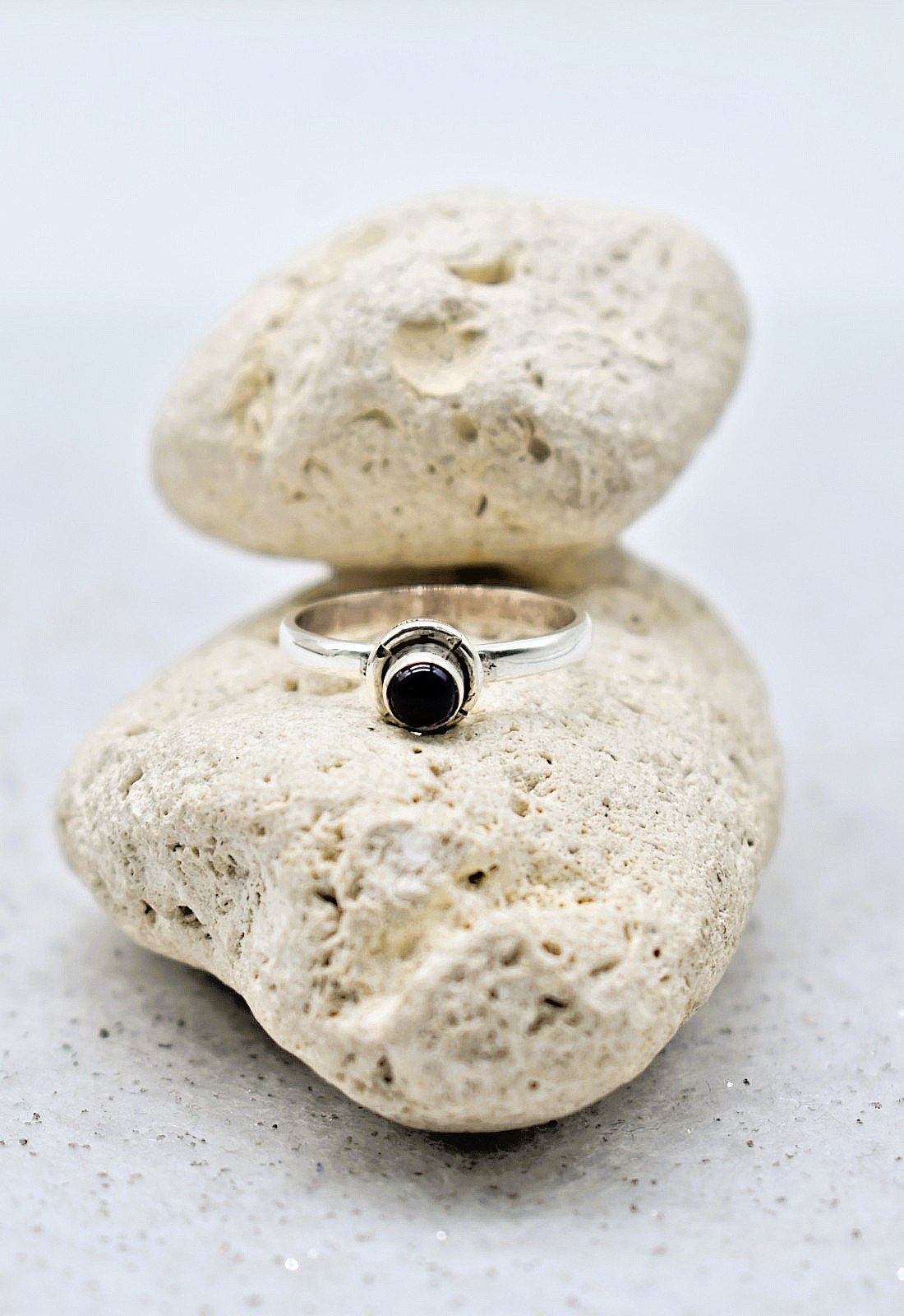 Amethyst Cabochon Sterling Silver Stackable Ring … - image 11