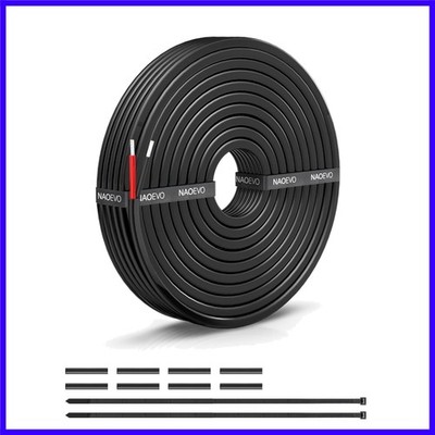 16 Gauge Wire 2 Conductor Electrical Wire, 16 AWG Stranded PVC Cord, 12V Low ...