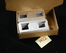 50x EMDE Aluminum FRAMES for reinforcing Stereo Realist slides in Aluminum mount