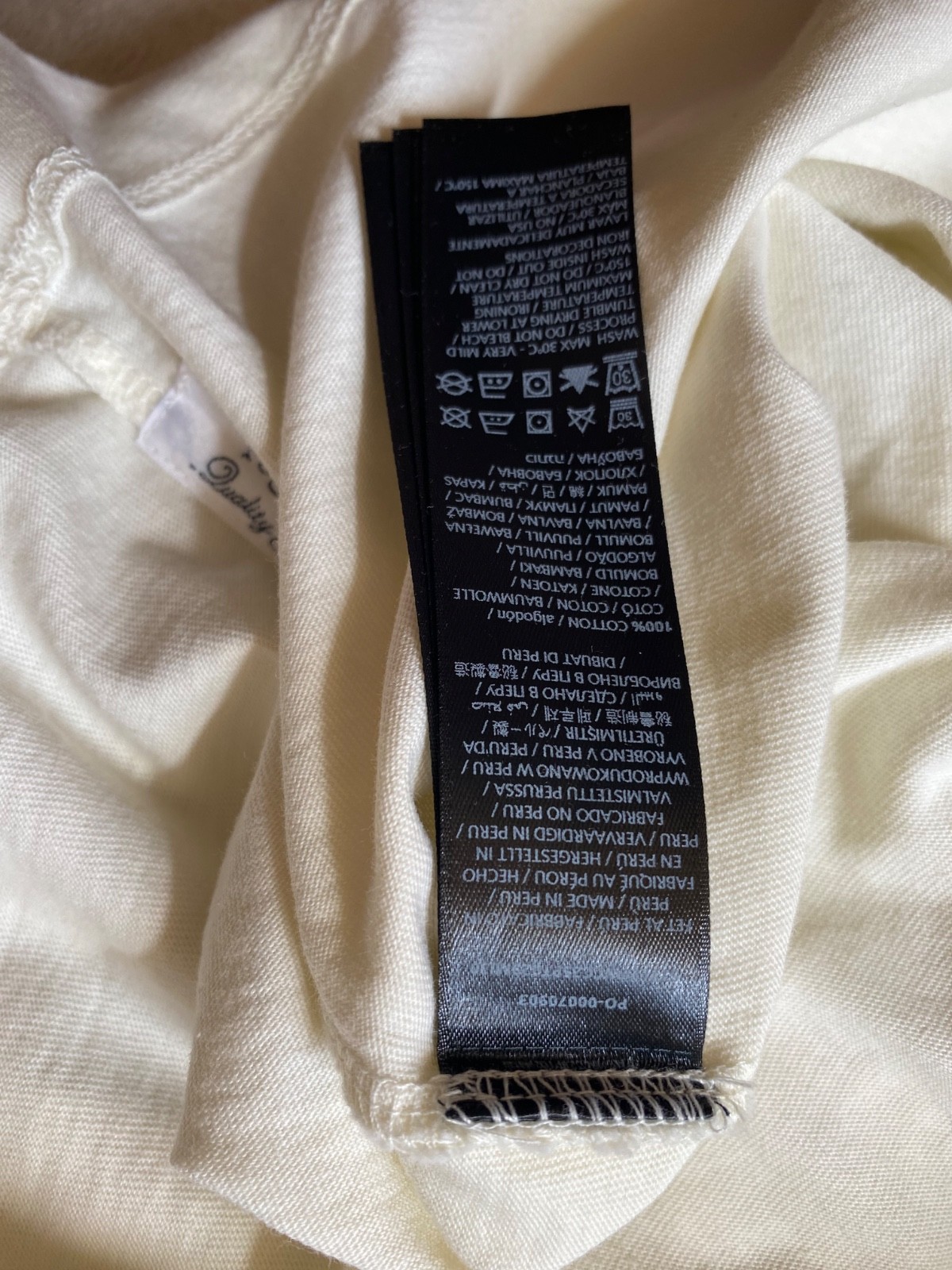 Rag & Bone Venice Graphic Tee in Chalk size S cotton sold out image 10