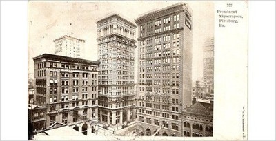 Peoples Savings Bank Pittsburgh PA 1908 Postcard Marions OH Cancel RFD