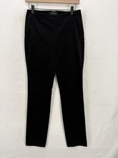 Talbots Pants Womens 2 Black Heritage Straight Leg Velvet Stretch Casual Career