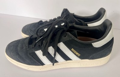 Adidas Busenitz Black Suede White Gold Metallic Men s Size 7 Skateboard Shoes