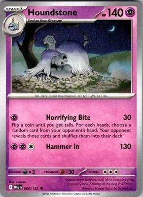 Pokemon TCG Houndstone Regular