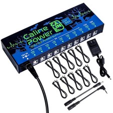 Caline CP-207 Guitar Pedal Power Supply, True Isolated Pedal Board Power Supp...