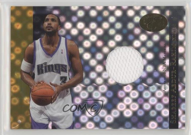 2006-07 Bowman Elevation Power Brokers Relics Gold 19/25 Shareef Abdur-Rahim 3f2