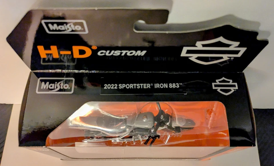 Maisto Harley Davidson 2022 Sportster Iron 883 Series 43 1:18 fundido a presión Foto 4 de 4