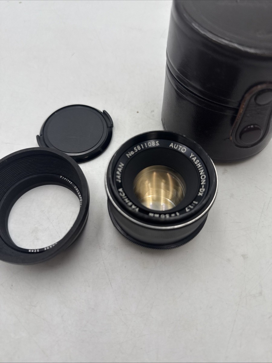 Vntg Yashica AUTO YASHINON DX 1:1.7 f= 50mm 35mm SLR Lens Japan