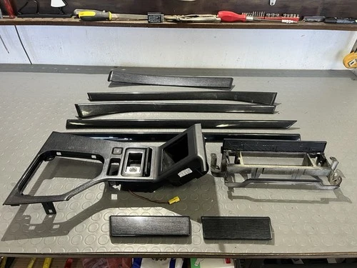 BMW E39 Sedan Touring LHD OEM Set Technical Graphite Interior Moldings Trims