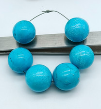 AAA Quality Natural Big Size Turquoise Round Beads for Jewelry Making
