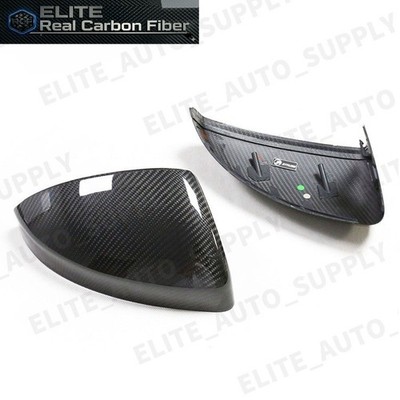 For Audi R8 V10 2022-2024 Real Dry Carbon Fiber Side Replacement Mirror Cover
