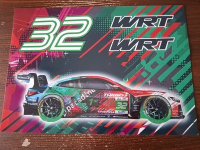 AUFKLEBER STICKER WRT 24 HOURS OF MAN 2026 lmv3#32 ABMESSUNGEN 30X21 CM