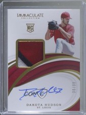 2019 Panini Immaculate Rookie Patch Auto 38/99 Dakota Hudson #37 Patch Auto 0b2
