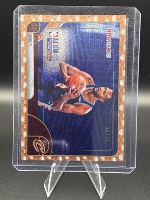 2025 Topps NBA Hoops #281 Evan Mobley Light Burst Orange